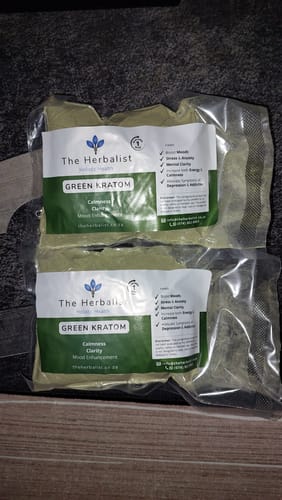 Customer photo review of Green Kratom Powder 100g