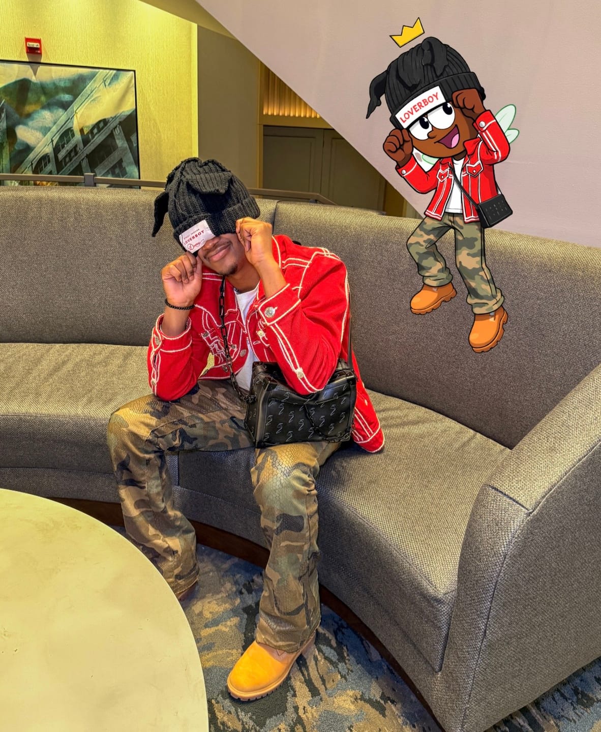 Customer photo review of Python Camo Denim