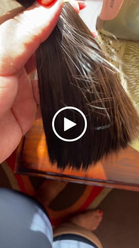 Customer video review of Natural Vietnamese SDD Bone Straight Closure