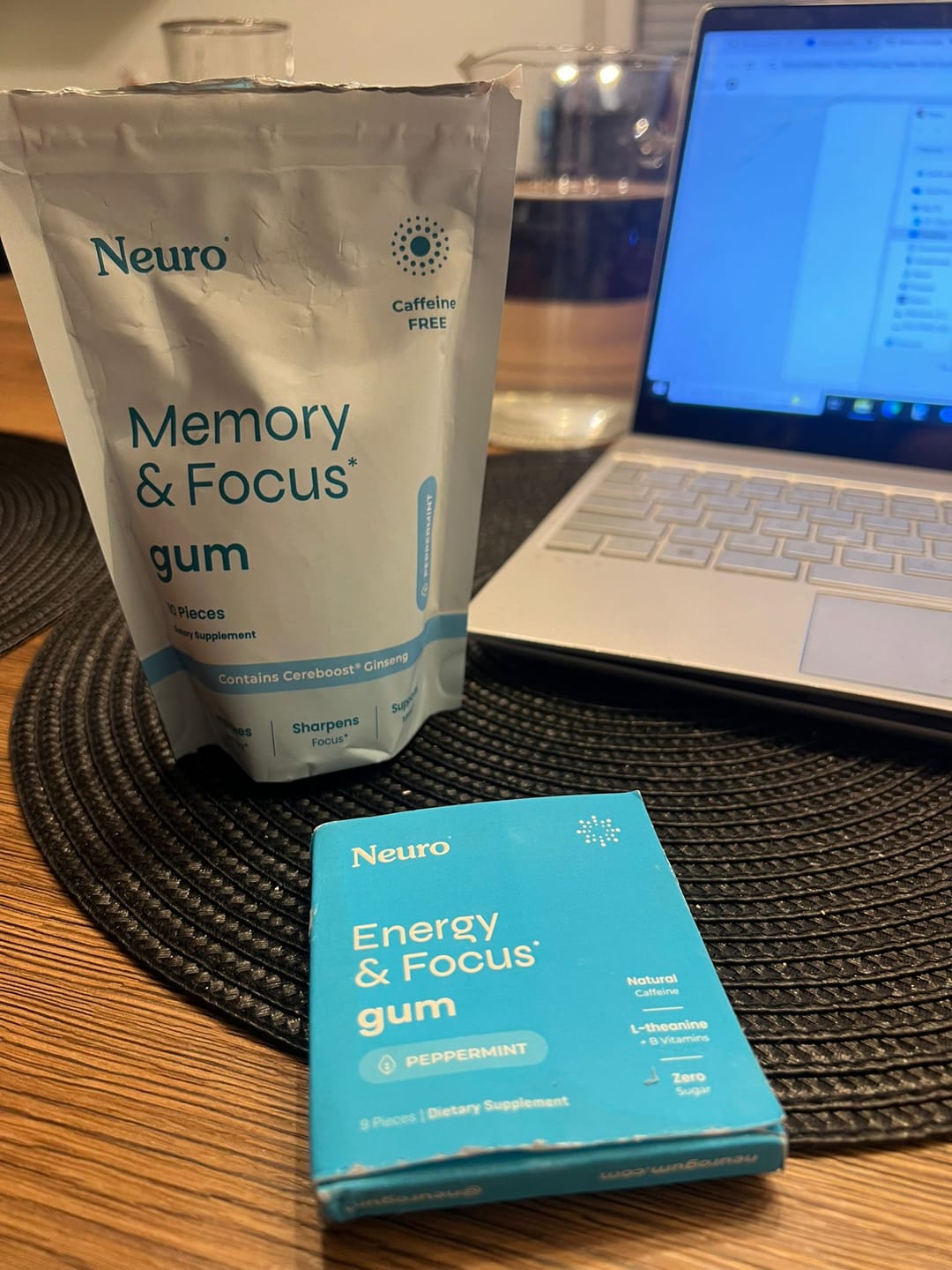 Customer photo review of Memory & Focus Gum