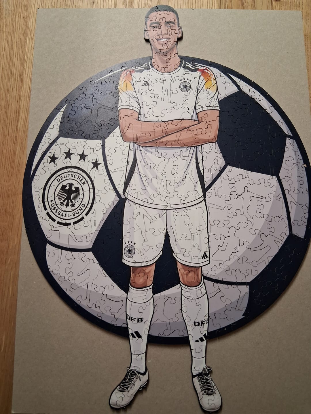 Customer photo review of Jamal Musiala - Holzpuzzle