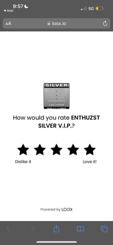 Customer photo review of ENTHUZST SILVER V.I.P.