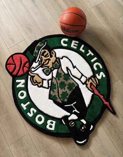 Customer photo review of Boston Celtics™ Rug