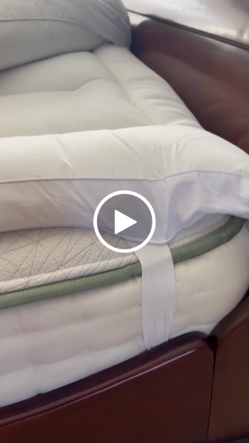 Customer video review of CloudTopper™ Mattress Topper