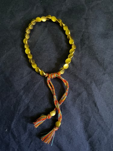 Customer photo review of Tibetan Bracelet of Fortune