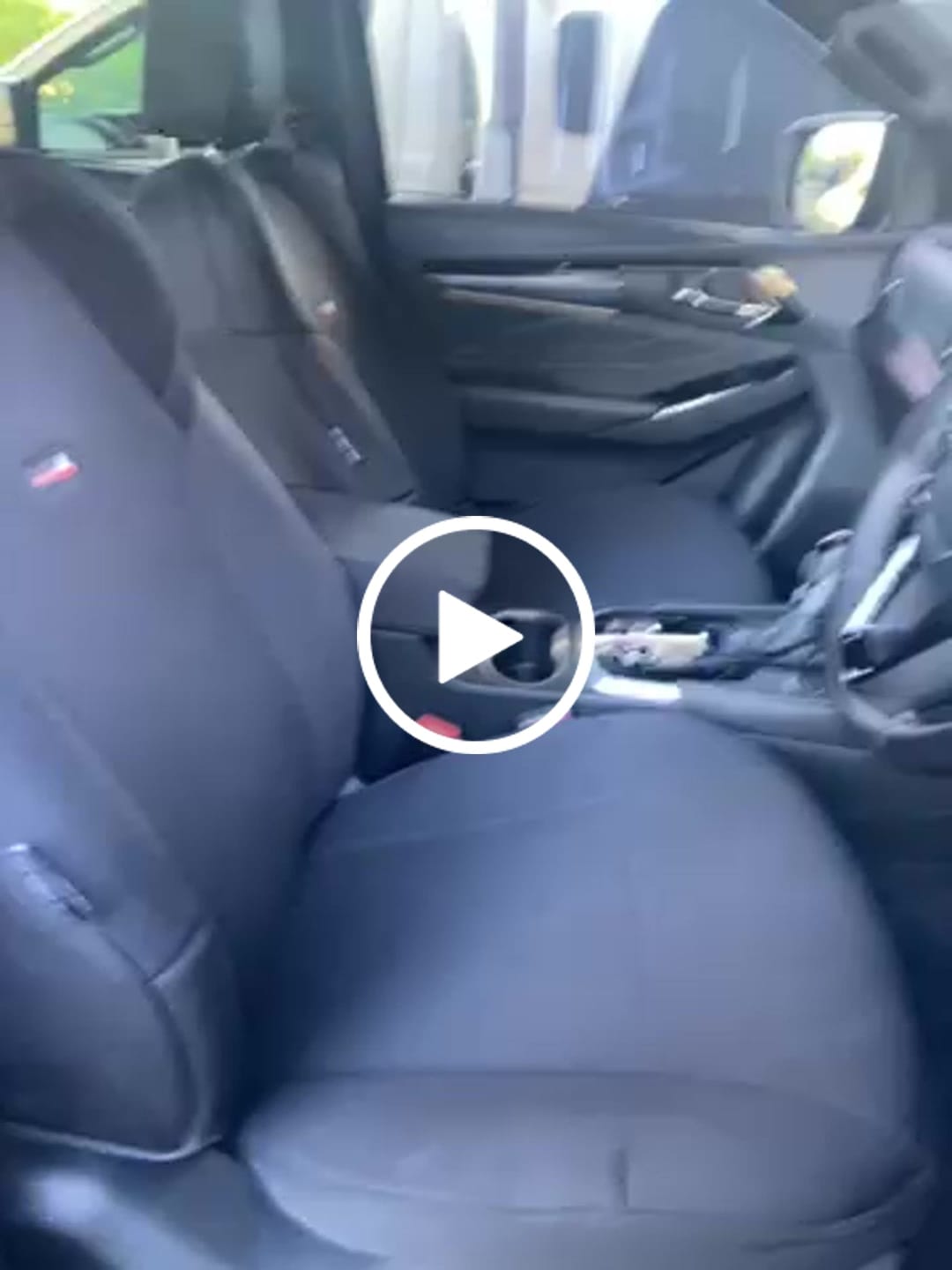 Customer video review of Sharkskin PLUS Seat Covers for Isuzu MU-X 5 Seater (June/2021-On)