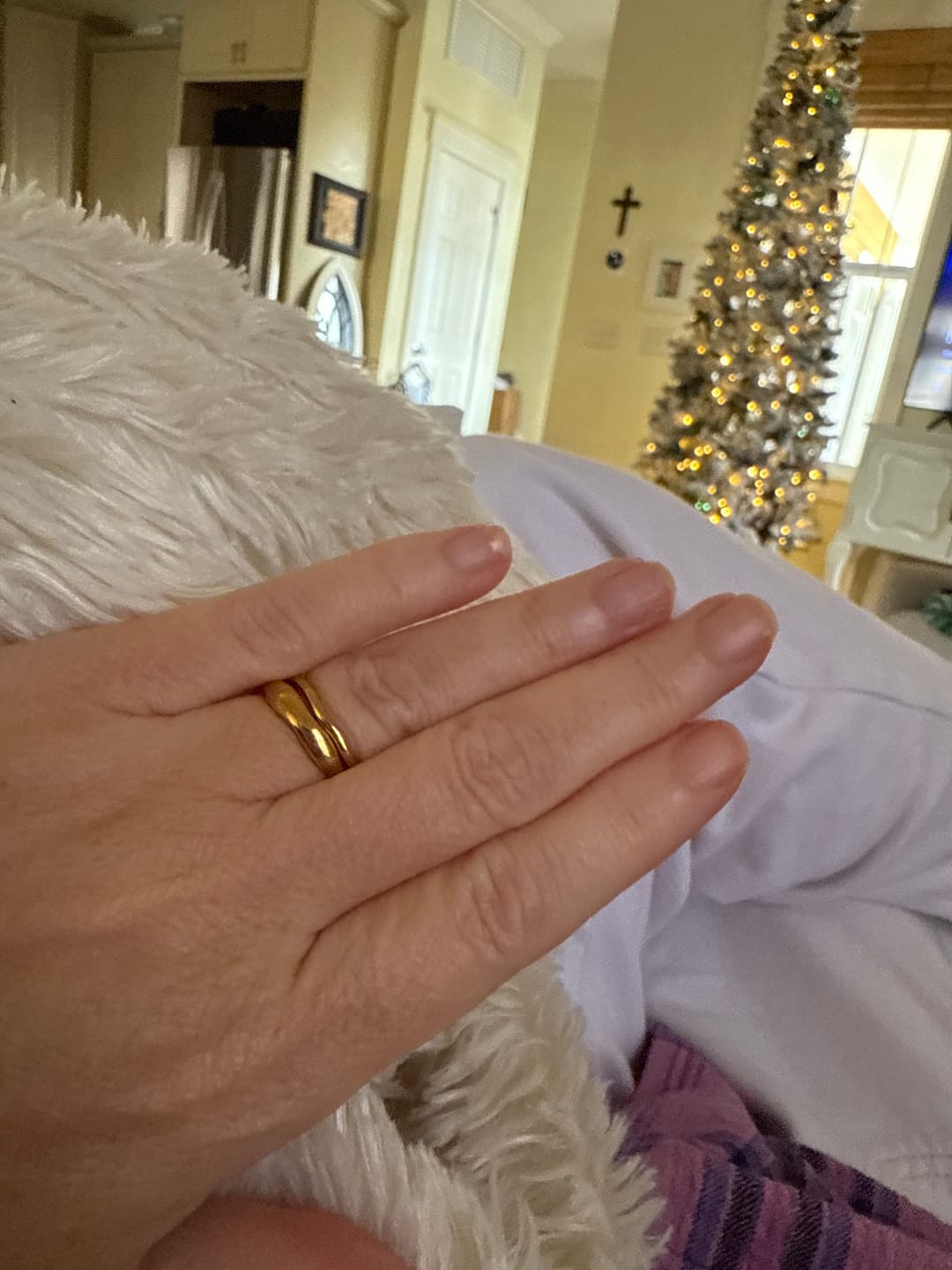 Customer photo review of Madison Wave Ring Set
