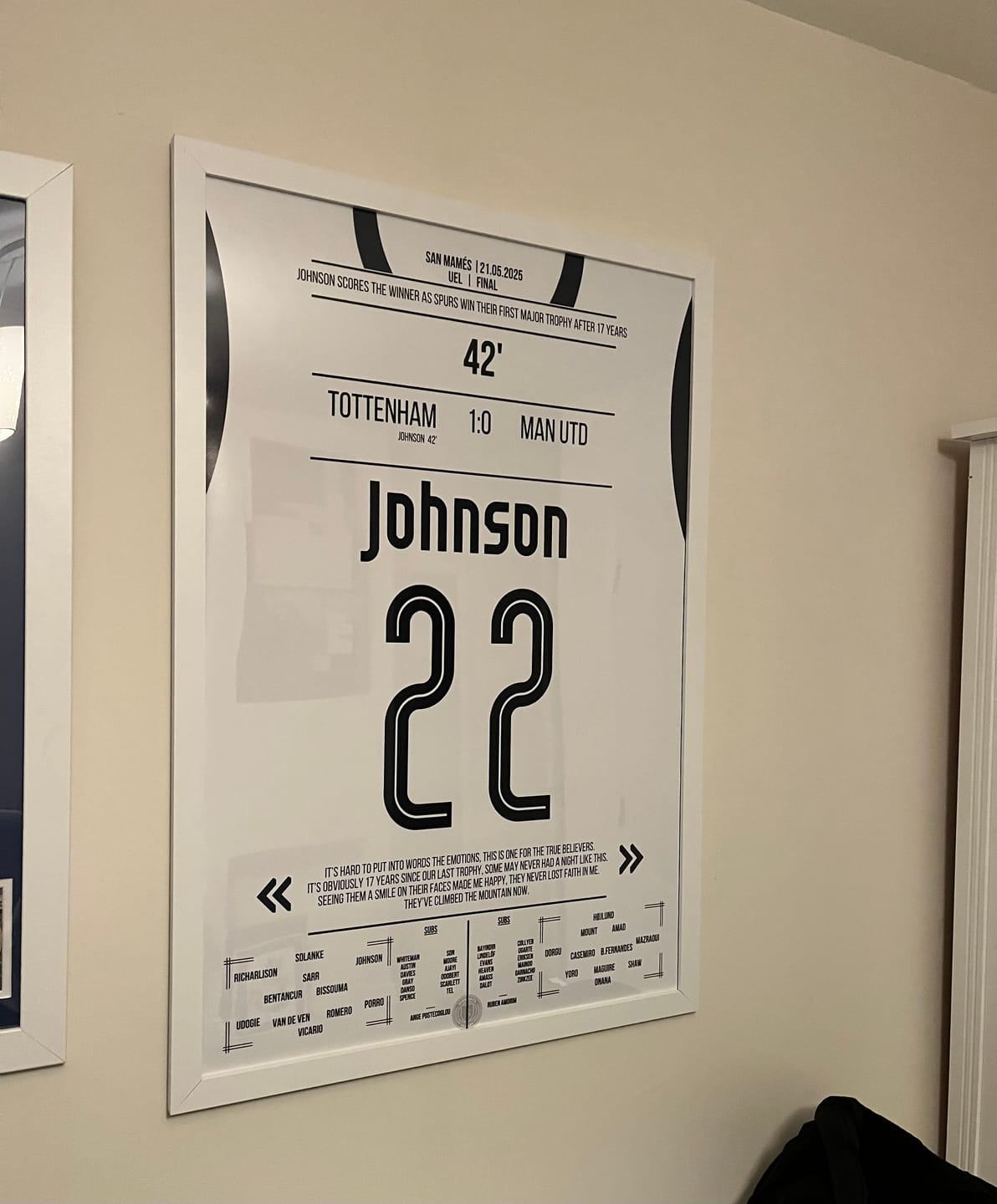 Customer photo review of Johnson's entscheidendes Tor zur Europapokal-Triumph für Tottenham