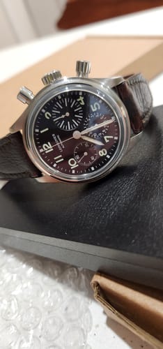 Customer photo review of Longines Heritage Automatic Chronograph Men's 41mm Watch L2.816.4.53.4