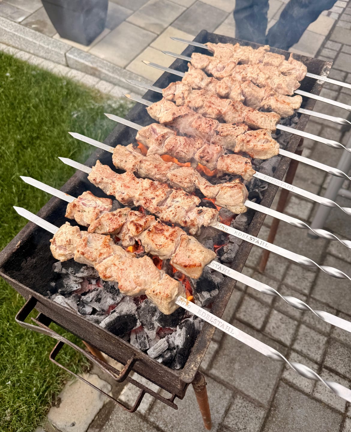 Customer photo review of Schweine-Schaschlik Erste Sahne – Rezept von Andrej Eckert | mySchaschlik