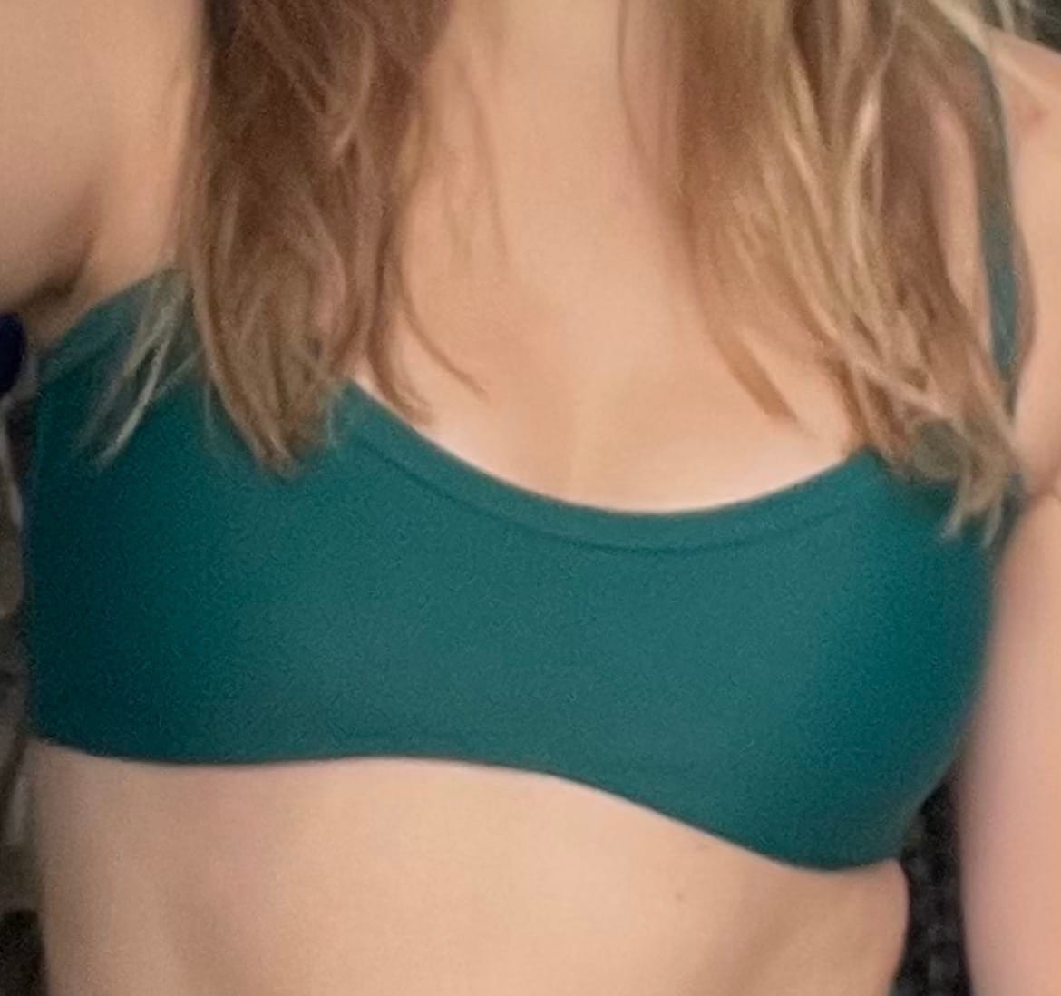 Customer photo review of SYDNEY Jade Sweetheart Scoop Top