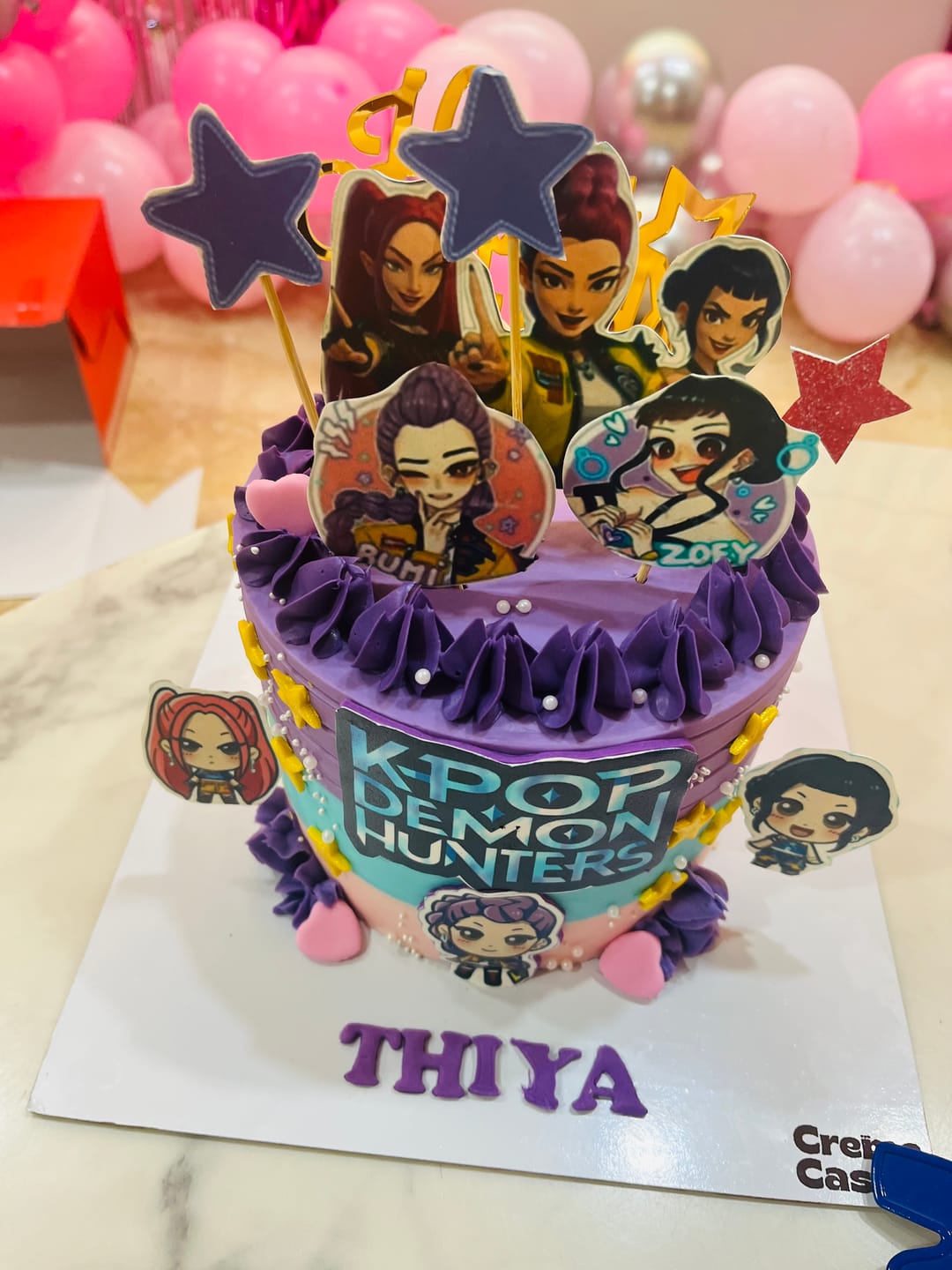 Customer photo review of K-Pop Anime Theme Cake