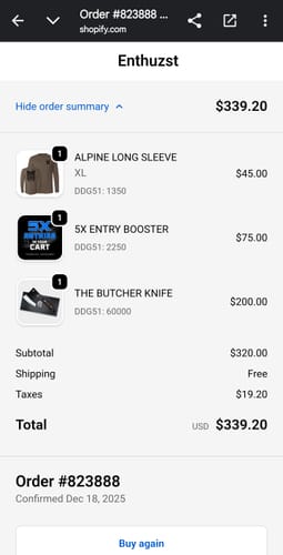 Customer photo review of ($50) QUICK ENTRY