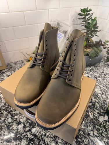 Customer photo review of M1942 Boondoker Boot - luosjiet®boots -  Olive Oiled Nubuck Reverse(German)