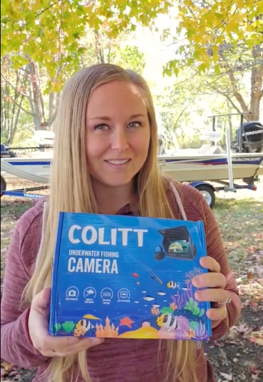 Customer photo review of Colitt - Underwater Fishing Camera
