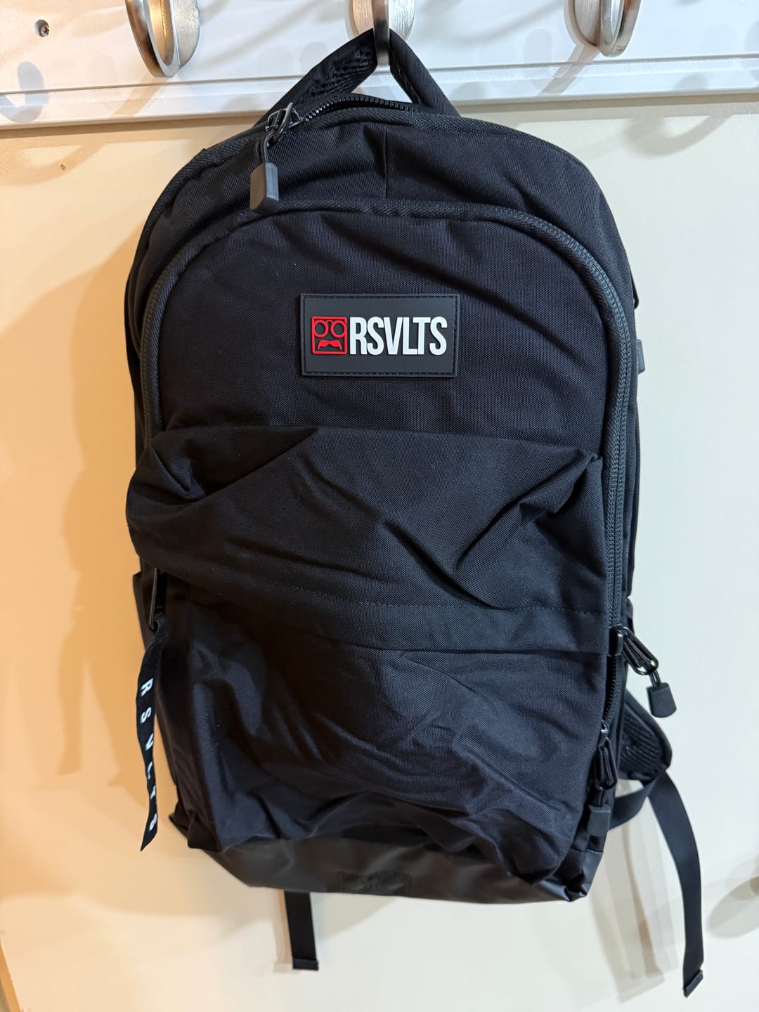 Customer photo review of RSVLTS Black Backpack V1