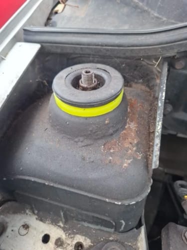Customer photo review of Universal Silencing Pad Bushing Dampers Front Strut Suspension