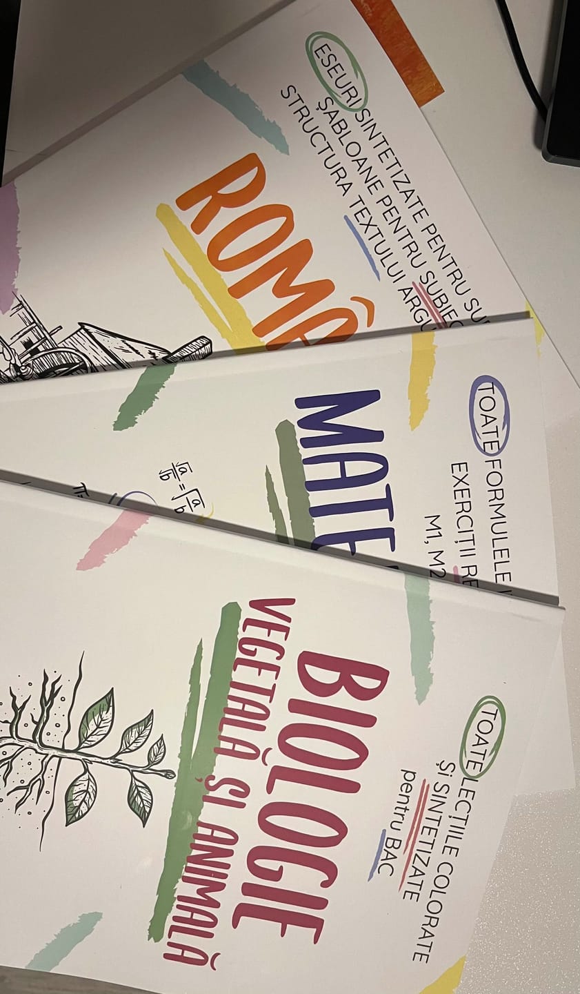 Customer photo review of Pachet Bacalaureat (Română + Matematică + Biologie Vegetală și Animală clasele IX-X) Bacademia