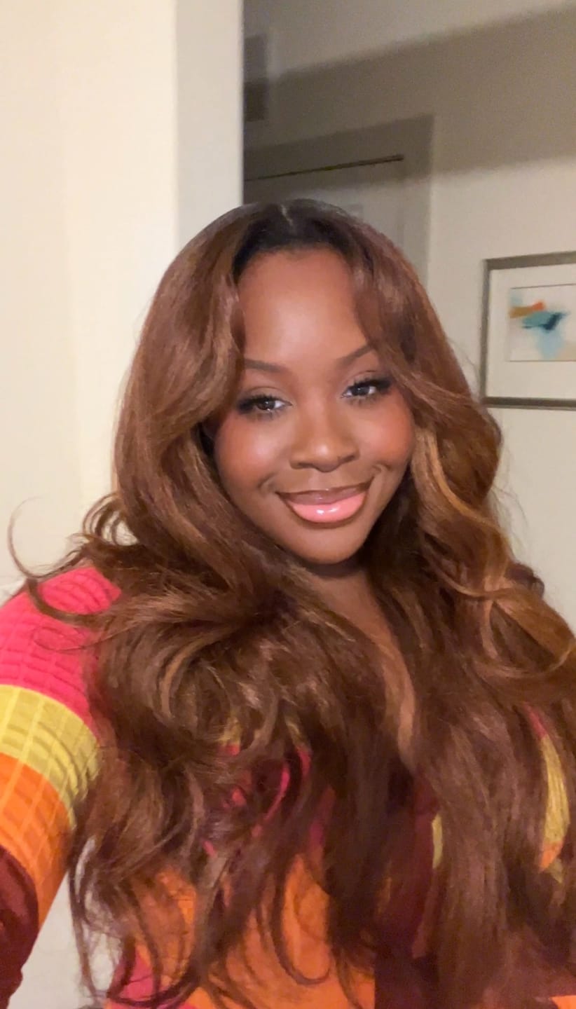 Customer photo review of Sensationnel 360 Butta Lace Glueless HD Lace Wig - BUTTA 360 UNIT 8