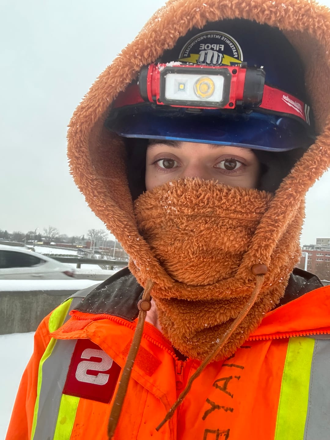 Customer photo review of Sherpa Hood