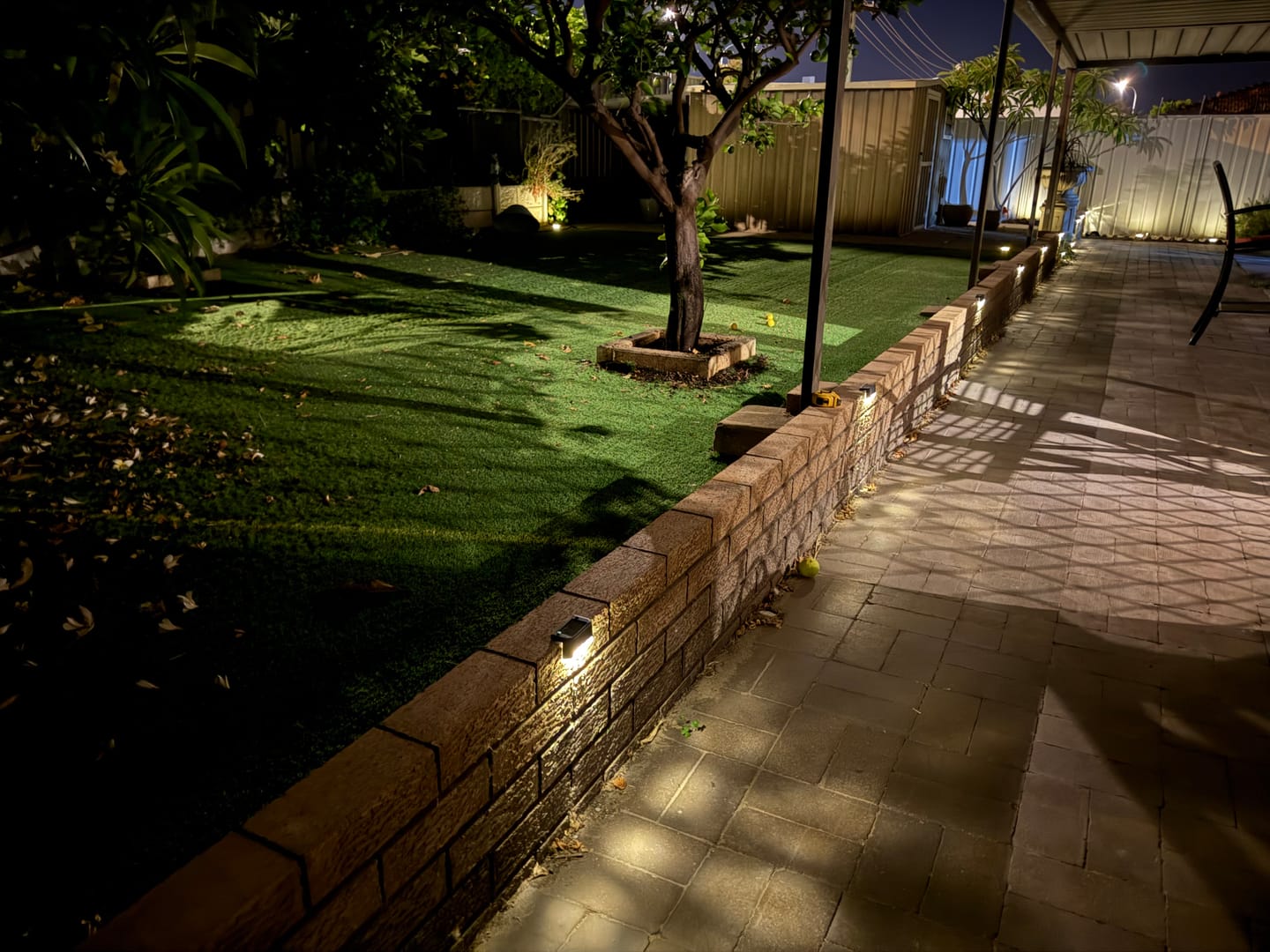 Customer photo review of SolaGarden™ Deck Lights
