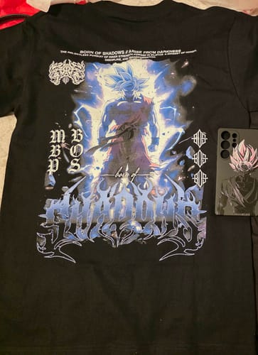 Customer photo review of Dragon Ball 'Goku Ultra Instinct' T-Shirt