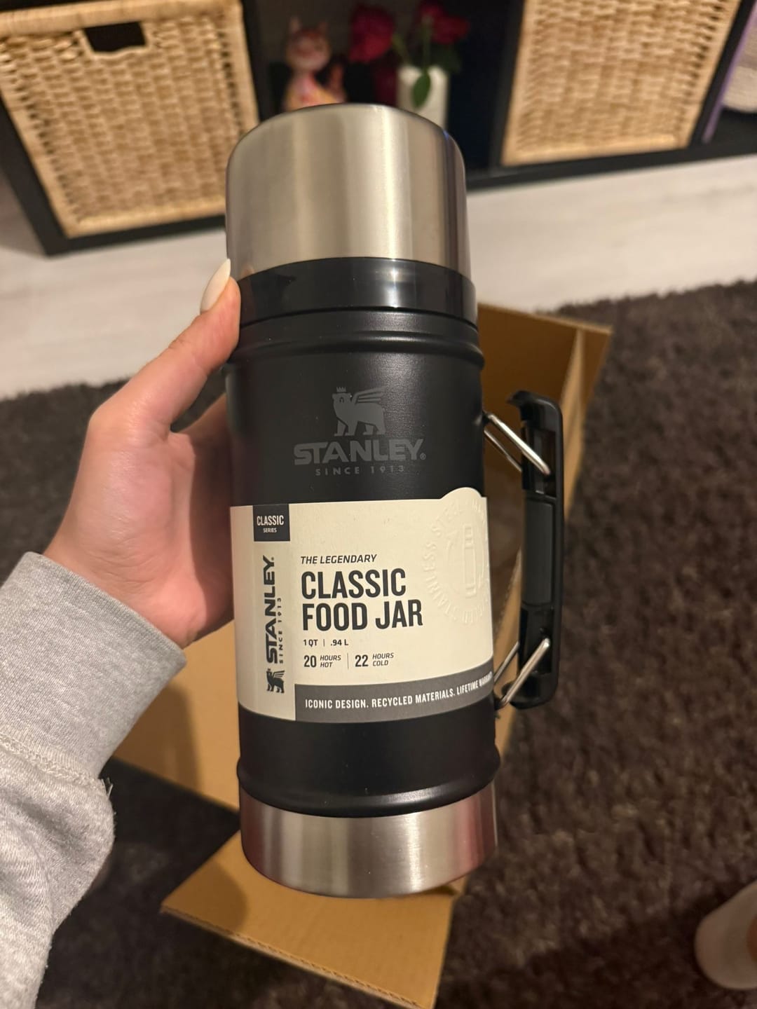 Customer photo review of Stanley Klasik Yemek Termosu Siyah 0.94 L