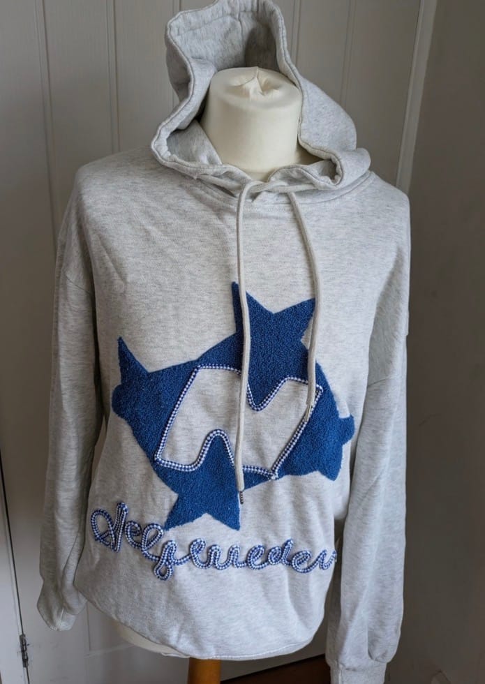 Customer photo review of Aelfric Eden Stellaris Embroidered Hoodie