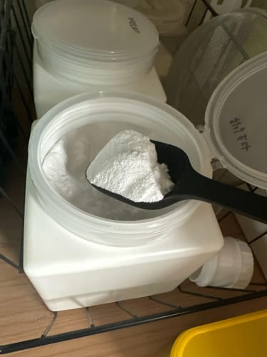 Customer photo review of Cuchara de café TIMEMORE que sostiene aproximadamente 10 g, cuchara de todos los niveles, construcción de plástico duradera, apta para lavavajillas, 17 cm