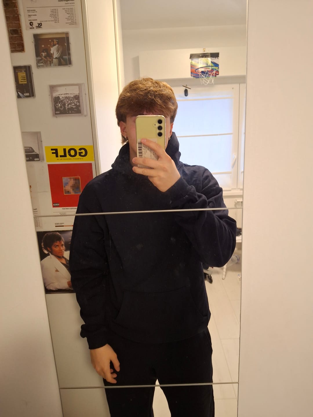 Customer photo review of Hoodie Premium Blanks 330GSM Night Blue