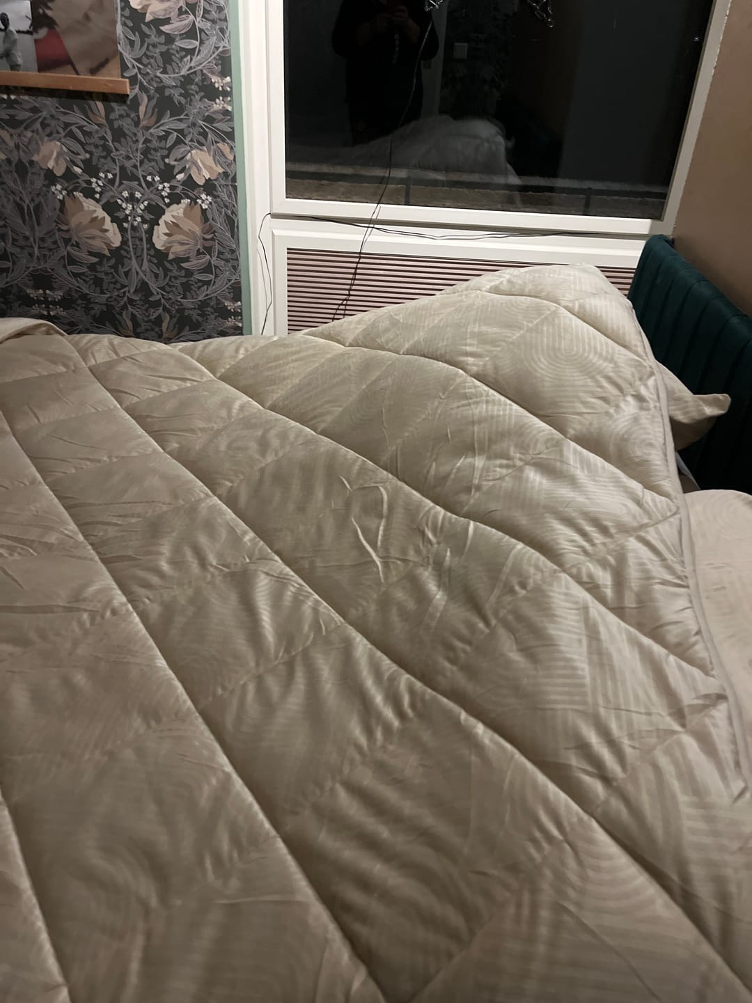 Customer photo review of Dekbed Zonder Overtrek Velvet Japandi Sand
