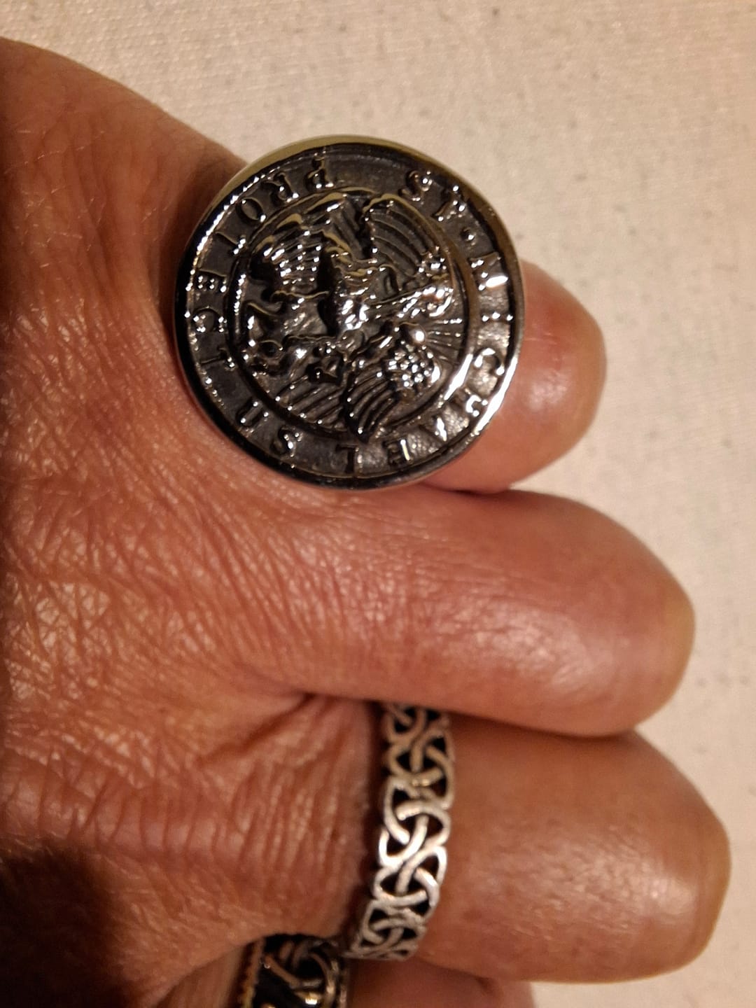 Customer photo review of SAINT MICHAEL.