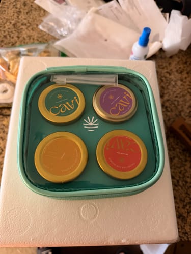 Customer photo review of CAVI's Beginner Tasting Kit