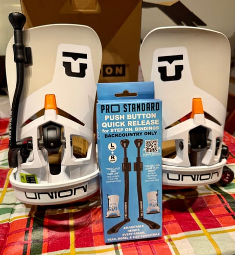 Customer photo review of Push Button Quick Release for Step On® Bindings