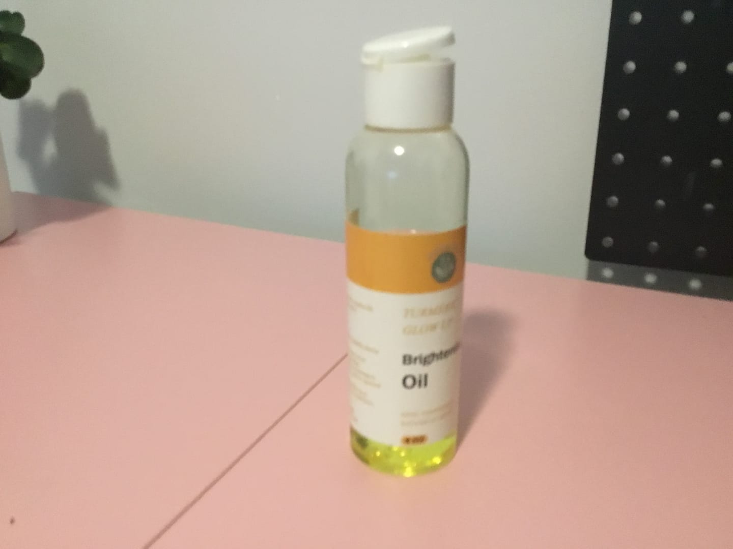 Customer photo review of TURMERIC GLOW UP BRIGHTENING OIL