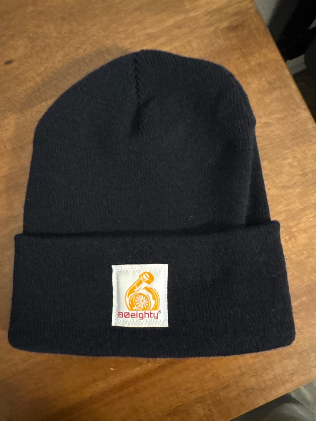 Customer photo review of 80eighty® Black HeartCars Beanie