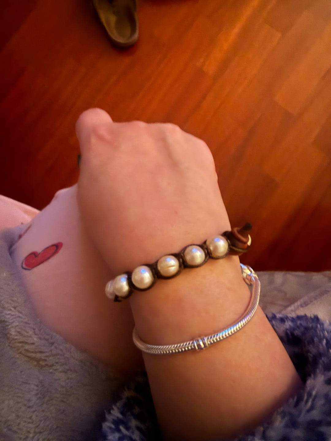 Customer photo review of Bracciale  Tamashii Pink  Pearl