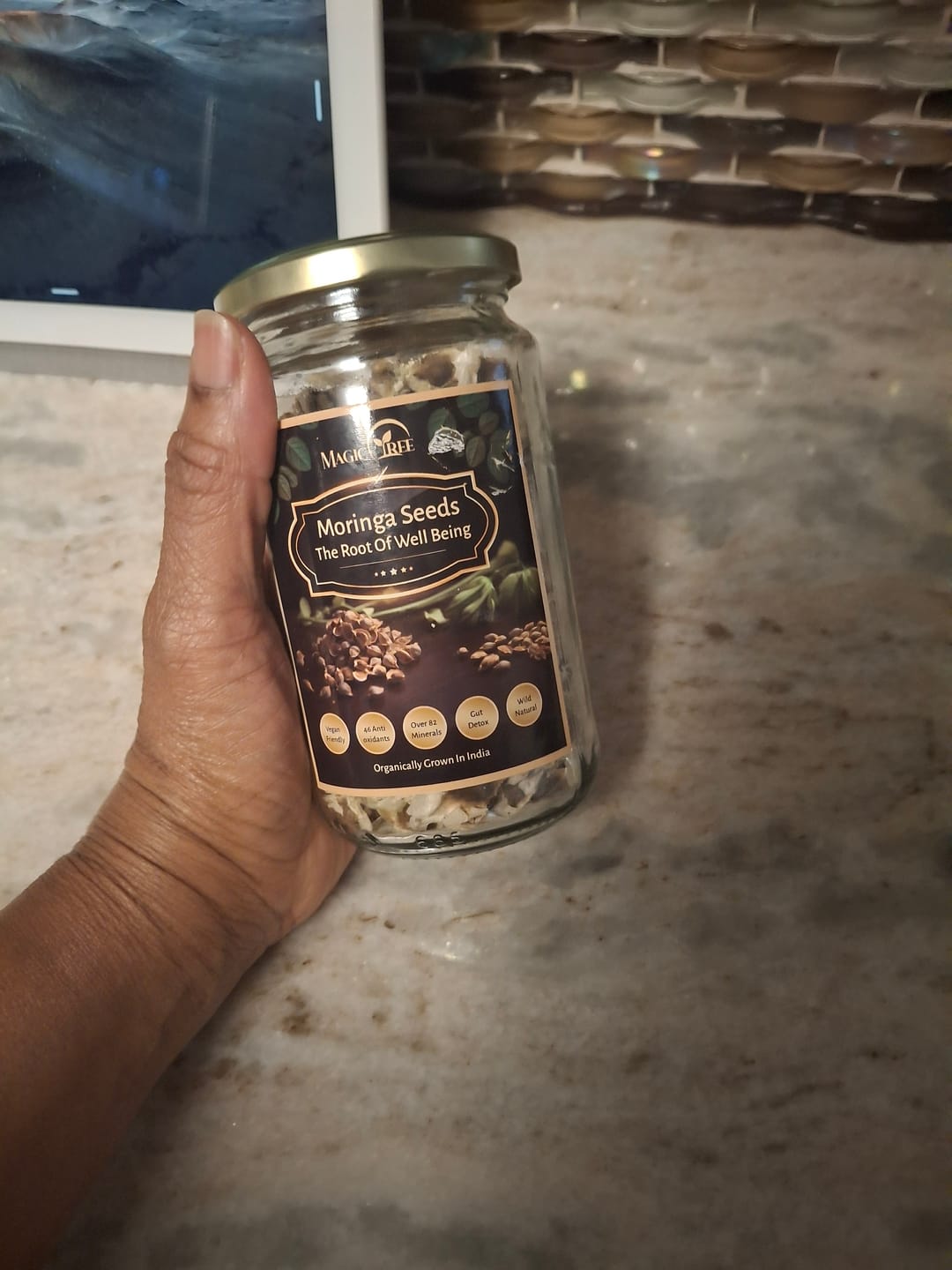 Customer photo review of Moringa Seeds Deluxe