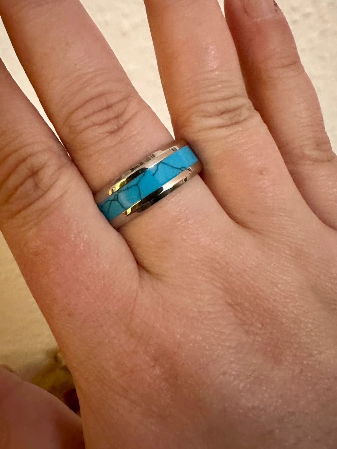 Customer photo review of TURQUOISE BAND.