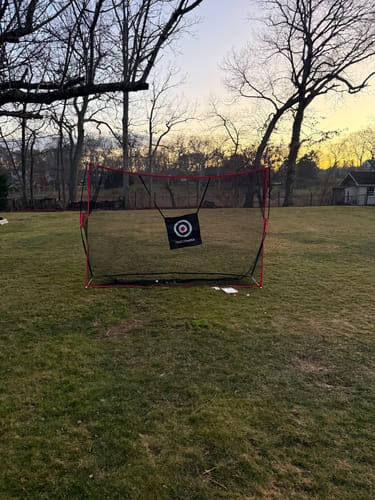 Customer photo review of Golf Net Pro 10x7 ft | Golf Hitting Net
