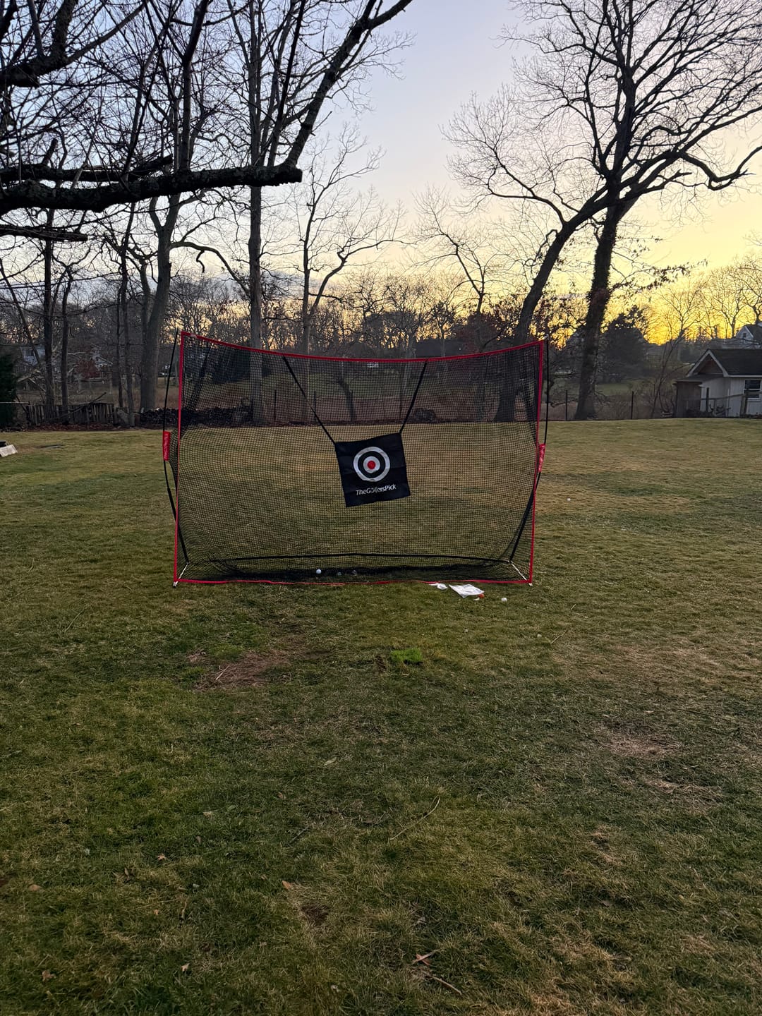 Customer photo review of Golf Net Pro 10x7 ft | Golf Hitting Net