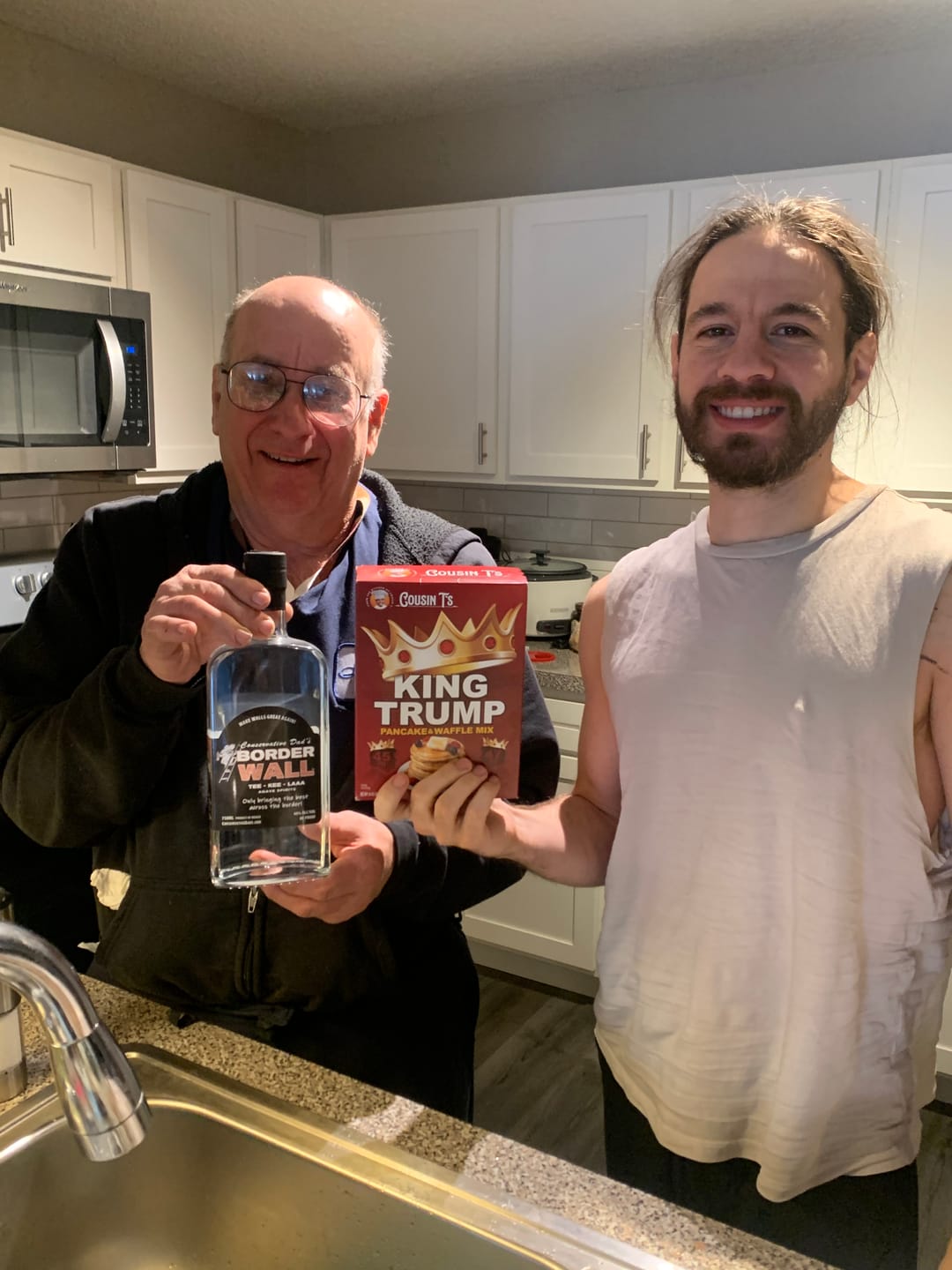 Customer photo review of Cousin T's Gourmet King Trump Pancake & Waffle Mix