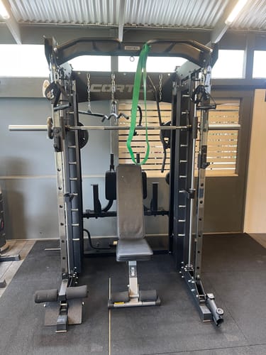 Customer photo review of CORTEX SM-26 6-in-1 Power Rack with Dual Stack Smith & Cable Machine.