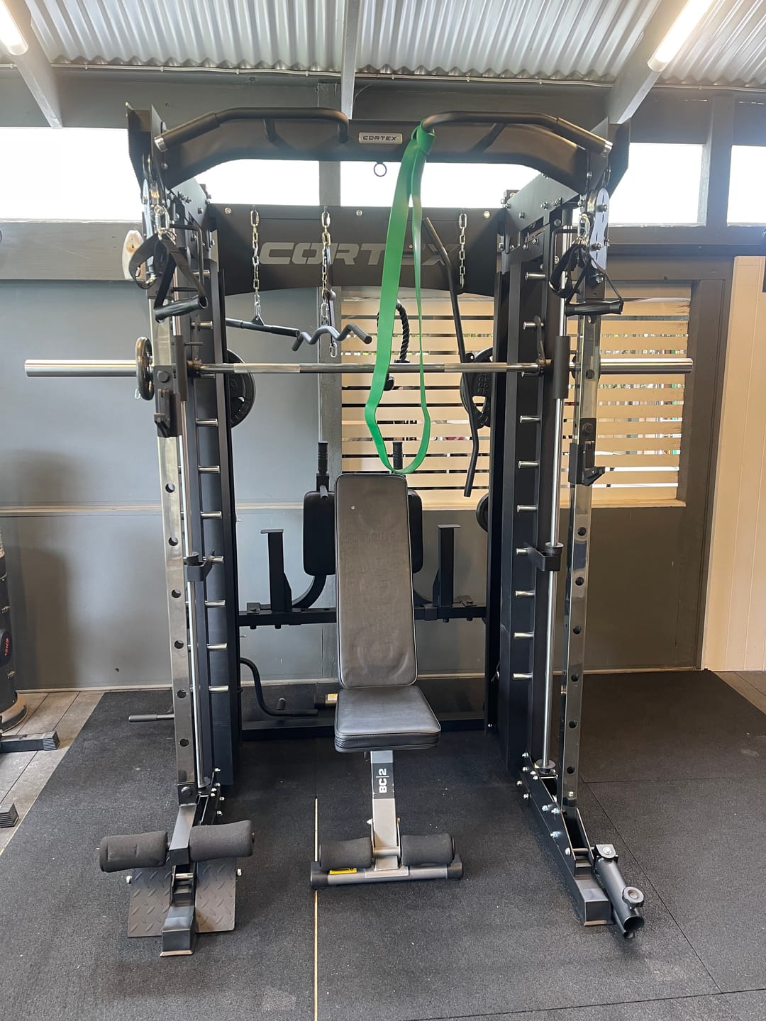 Customer photo review of CORTEX SM-26 6-in-1 Power Rack with Dual Stack Smith & Cable Machine.
