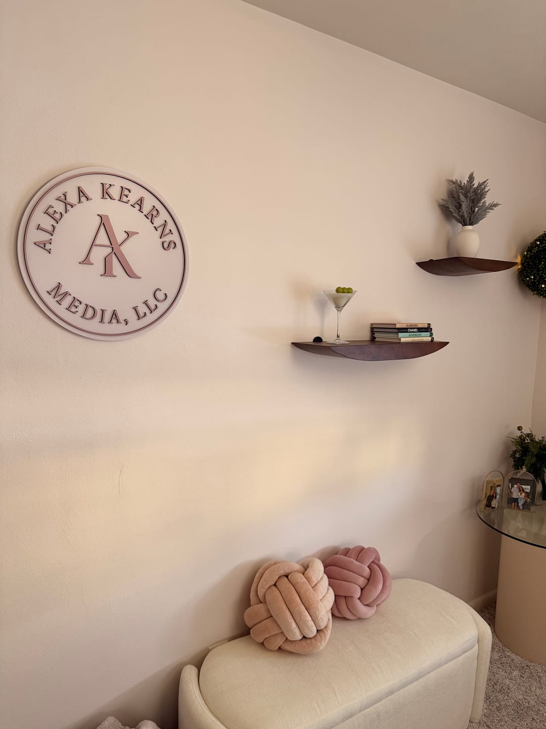 Customer photo review of Custom Round Indoor 3D Logo Sign For Businesses  | Laser Cut Wood Sign | Business Logo Sign | Custom PVC Sign | Custom Wood Sign
