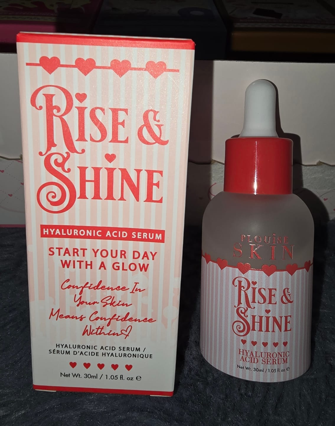 Customer photo review of P.Louise Rise & Shine Hyaluronic Acid Serum