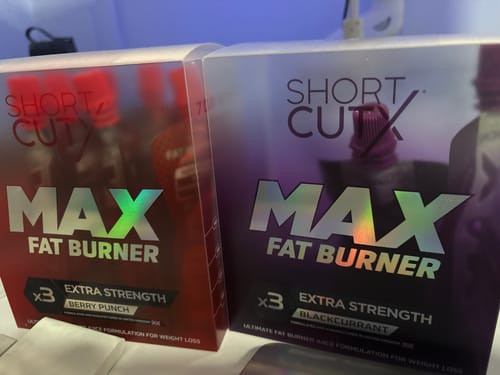 Customer photo review of Shortcutx Max Fat Burner Blackcurrant