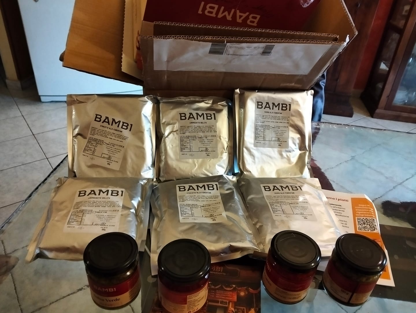 Customer photo review of Box l'Pacco del Trippaio: Bambi il Magnifico