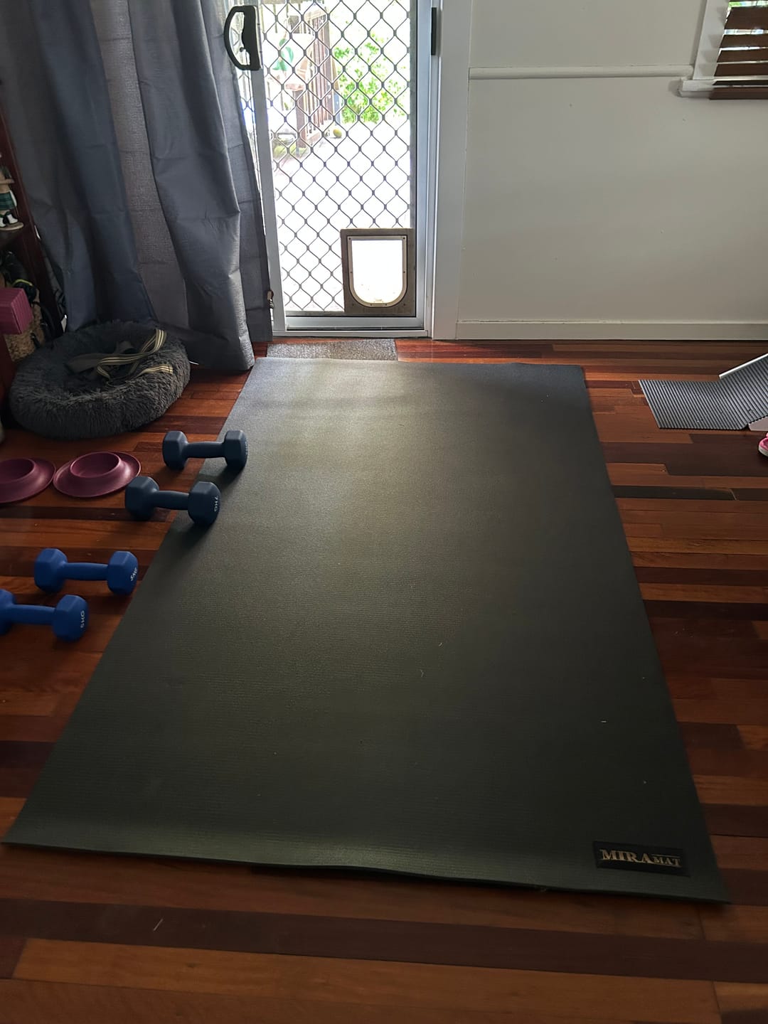 Customer photo review of Miramat® - 200cm x 120cm - Extra Large Exercise Mat - In Stock