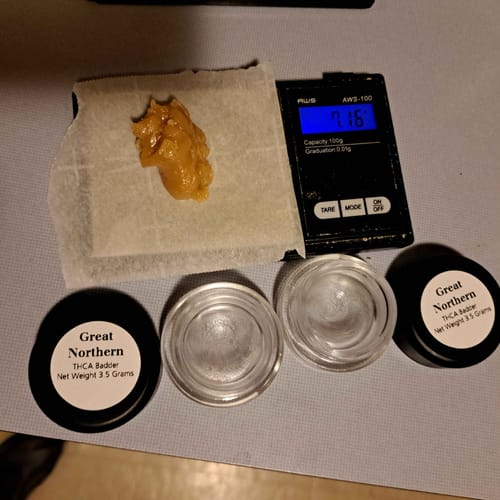 Customer photo review of Great Northern | THCA Badder